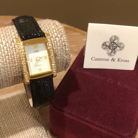 Camrose & Kross Jacqueline Kennedy Collection Classic Rectangular Case W… - Picture 3 of 16